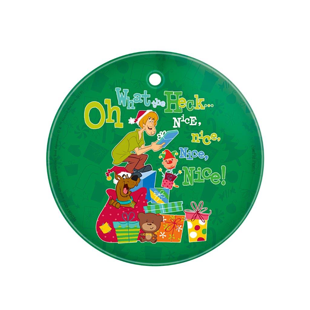 Scooby-Doo (Nice for the Holidays) StarFire Prints™ Glass Art SPCIR1055