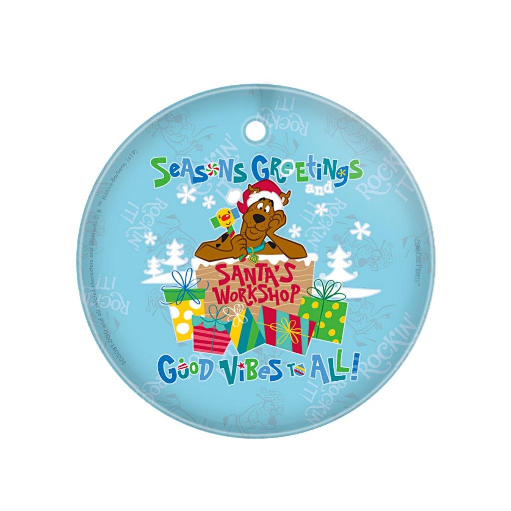 Scooby-Doo (Seasons Greeting) StarFire Prints™ Glass Art SPCIR1057