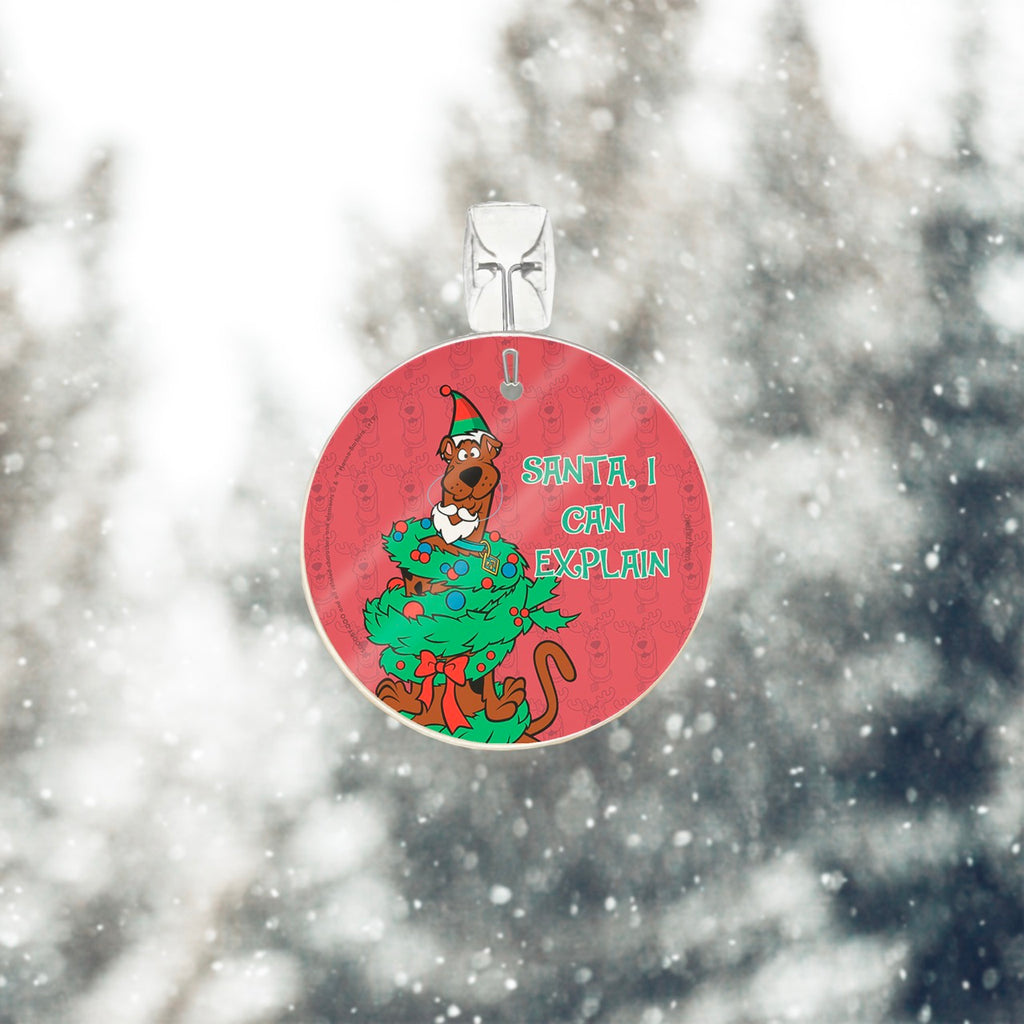Scooby-Doo (Santa, I Can Explain) StarFire Prints™ Glass Art SPCIR1059