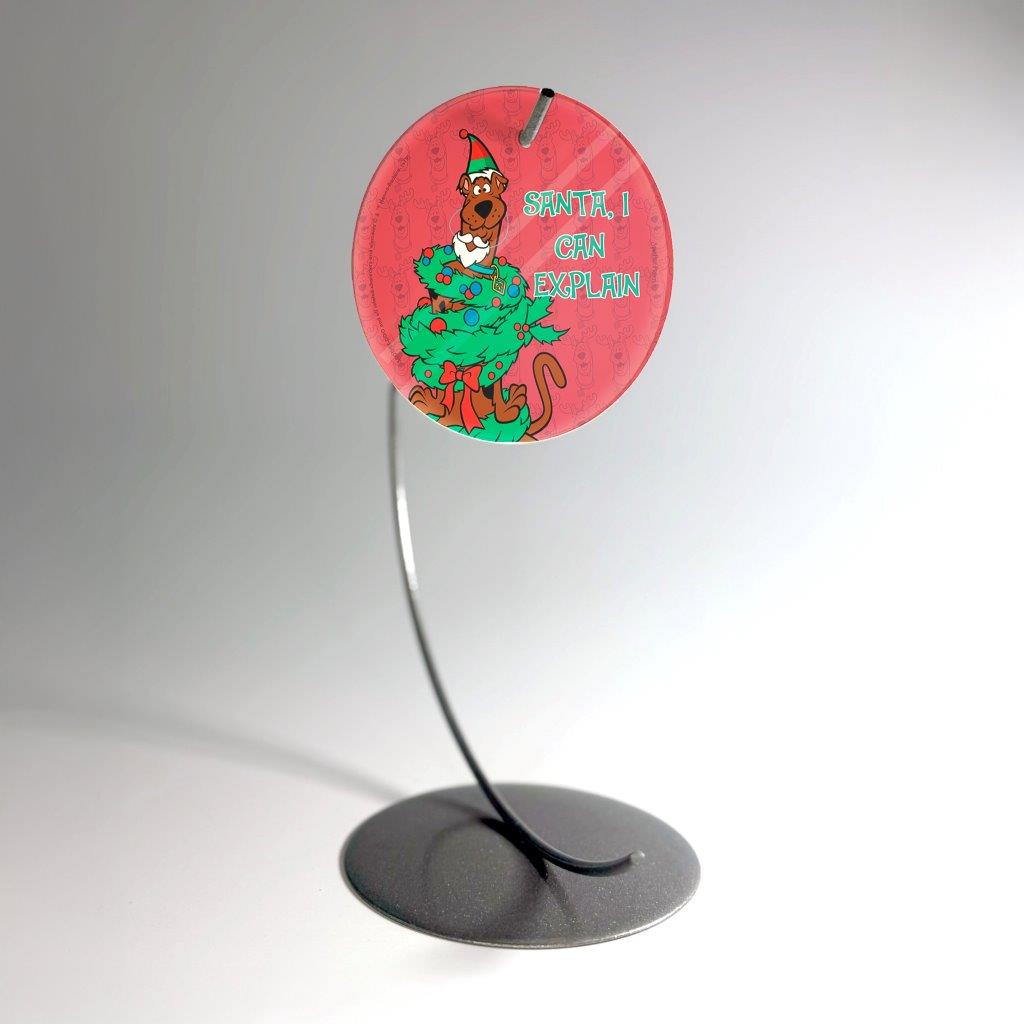 Scooby-Doo (Santa, I Can Explain) StarFire Prints™ Glass Art SPCIR1059