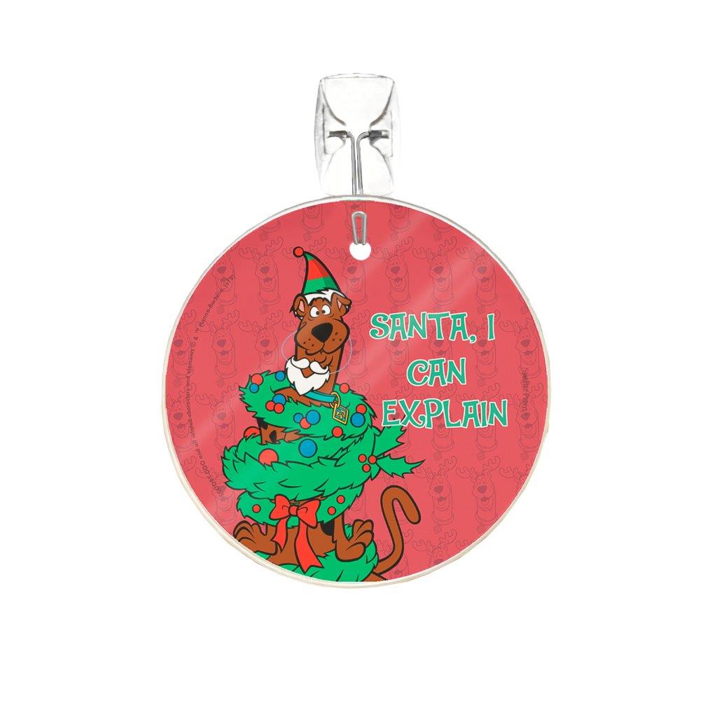 Scooby-Doo (Santa, I Can Explain) StarFire Prints™ Glass Art SPCIR1059