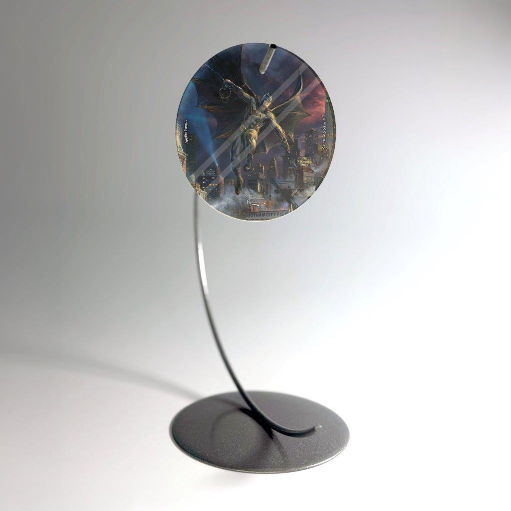 DC Comics (Justice League Showdown at Gotham City Pier - Batman) StarFire Prints™ Glass Art SPCIR1069