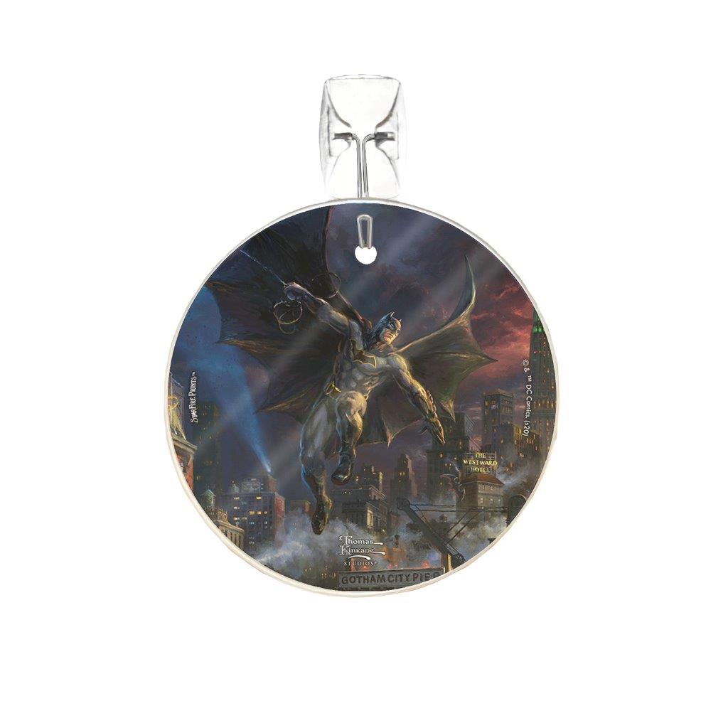 DC Comics (Justice League Showdown at Gotham City Pier - Batman) StarFire Prints™ Glass Art SPCIR1069