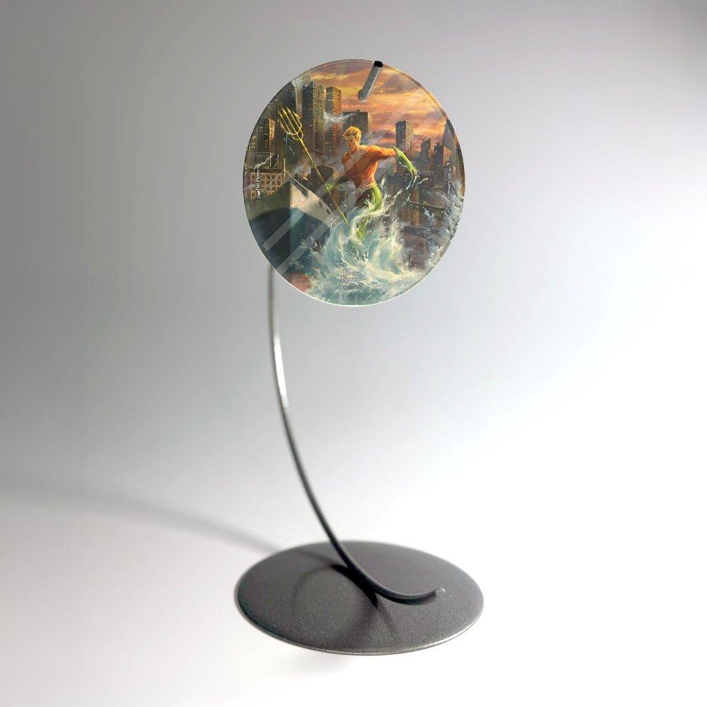 DC Comics (Justice League Showdown at Gotham City Pier - Aquaman) StarFire Prints™ Glass Art SPCIR1070