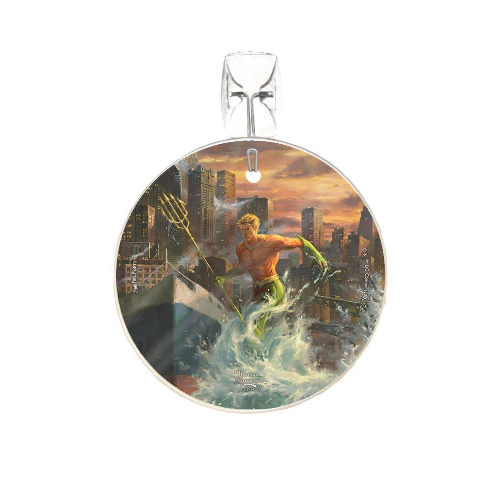 DC Comics (Justice League Showdown at Gotham City Pier - Aquaman) StarFire Prints™ Glass Art SPCIR1070