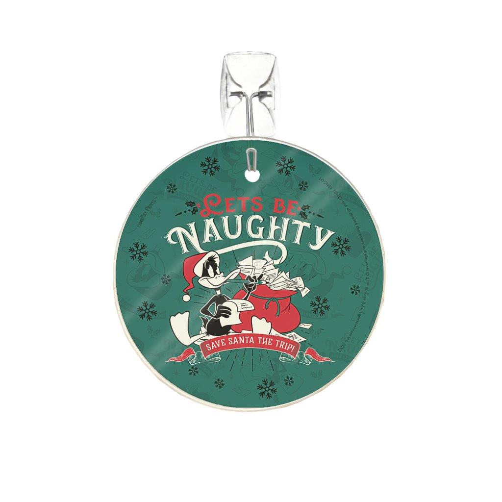 Looney Tunes (Lets Be Naughty Daffy Duck) StarFire Prints™ Glass Art SPCIR1102