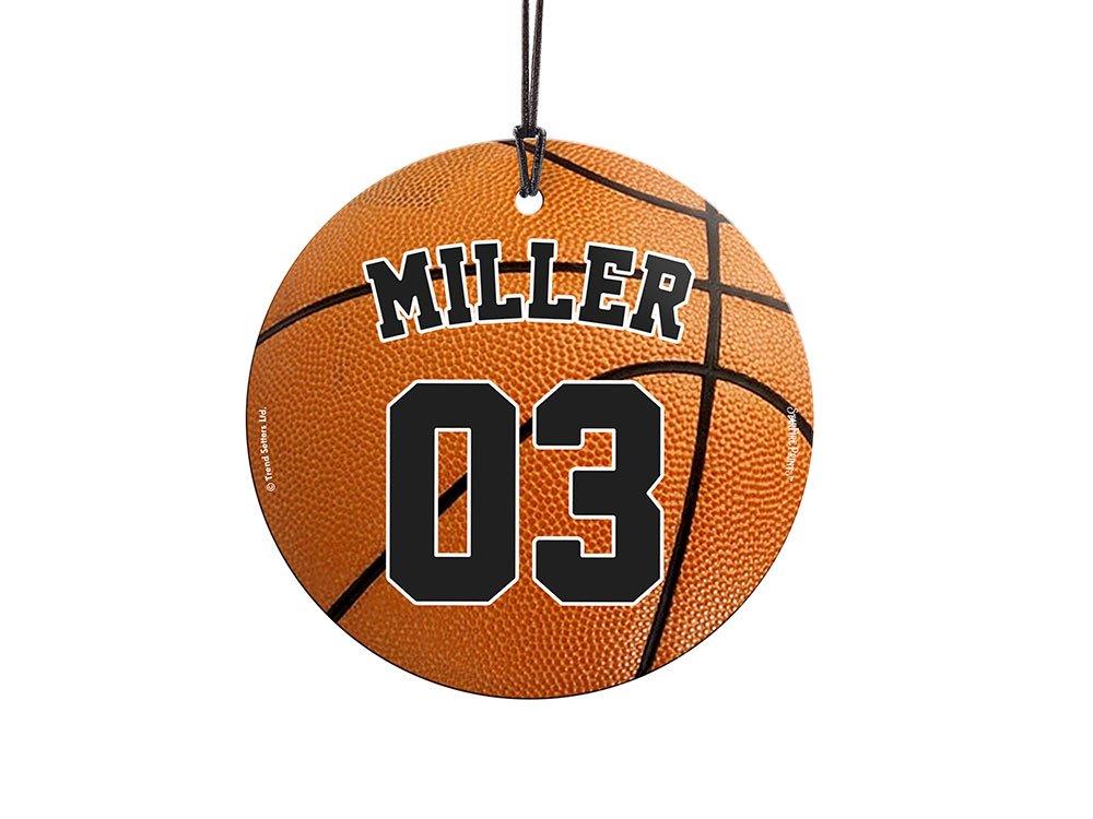Sports Collection (Basketball - Personalized) StarFire Prints Hanging Glass Print