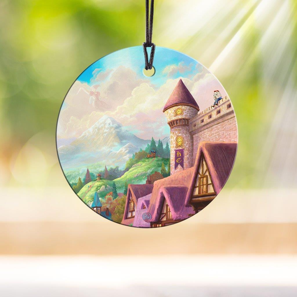 Zac Kinkade (Storybook Land - Jack and Jill) StarFire Prints™ Hanging Glass Print SPCIR1201