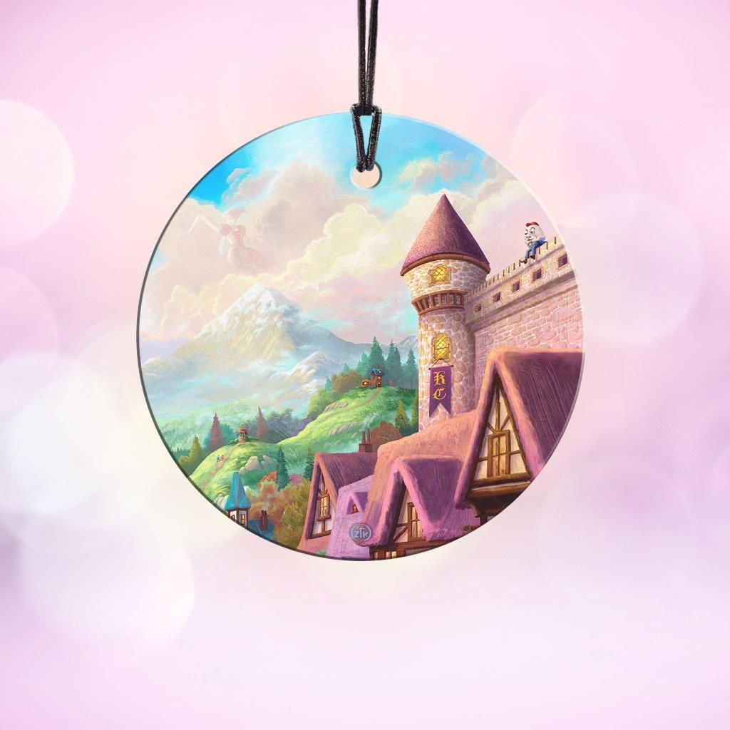 Zac Kinkade (Storybook Land - Jack and Jill) StarFire Prints™ Hanging Glass Print SPCIR1201