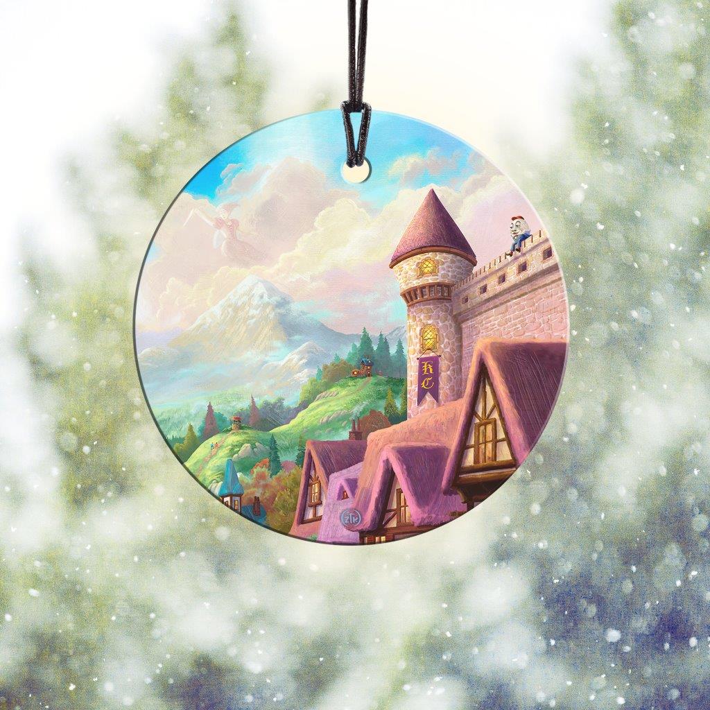 Zac Kinkade (Storybook Land - Jack and Jill) StarFire Prints™ Hanging Glass Print SPCIR1201