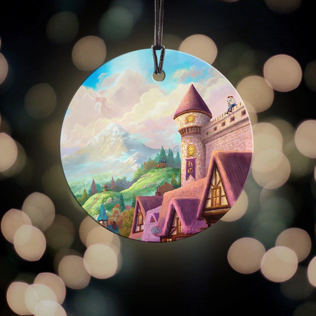 Zac Kinkade (Storybook Land - Jack and Jill) StarFire Prints™ Hanging Glass Print SPCIR1201