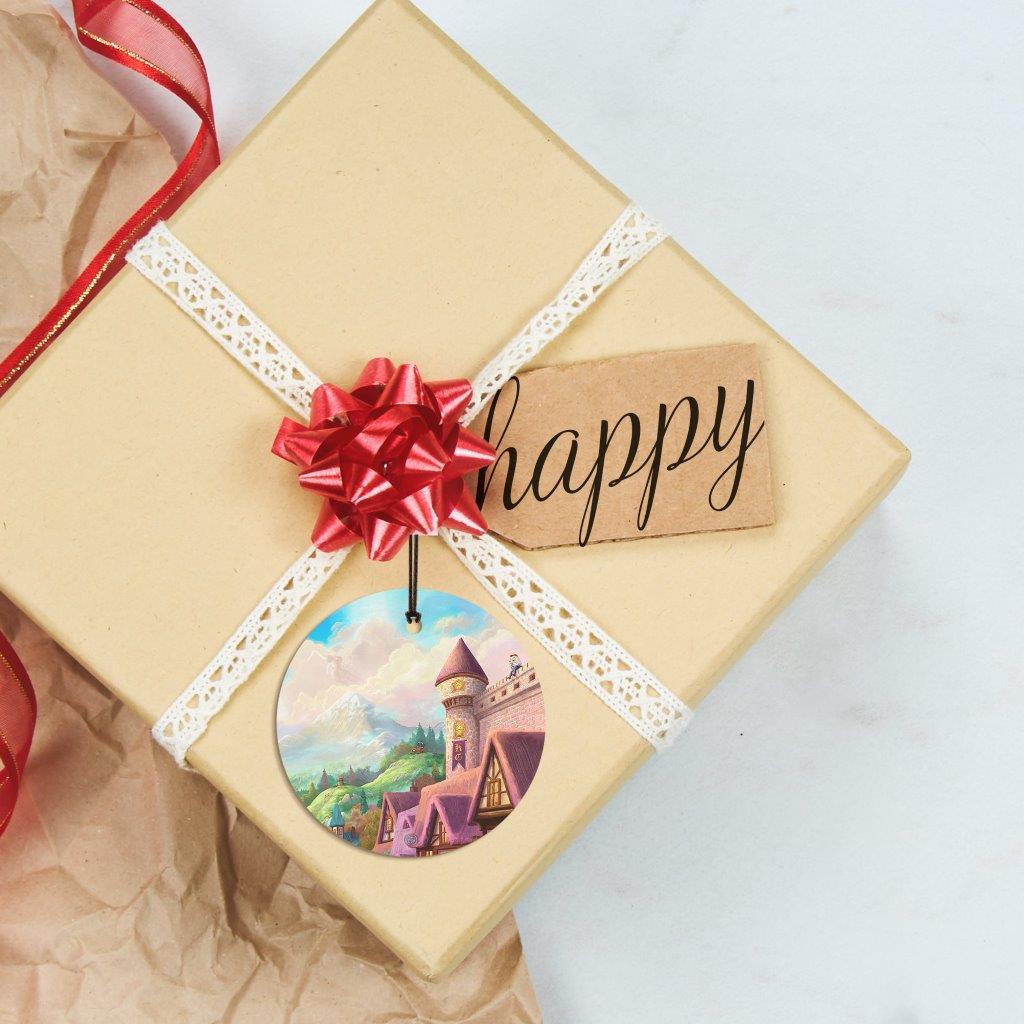 Zac Kinkade (Storybook Land - Jack and Jill) StarFire Prints™ Hanging Glass Print SPCIR1201