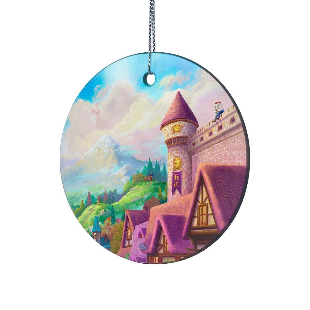 Zac Kinkade (Storybook Land - Jack and Jill) StarFire Prints™ Hanging Glass Print SPCIR1201