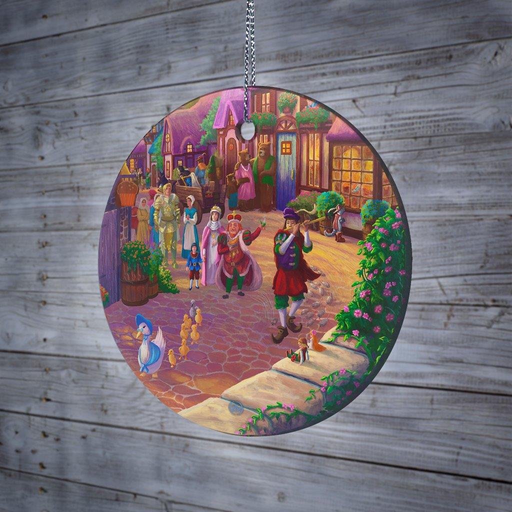 Zac Kinkade (Storybook Land - Piper) StarFire Prints™ Hanging Glass Print SPCIR1203