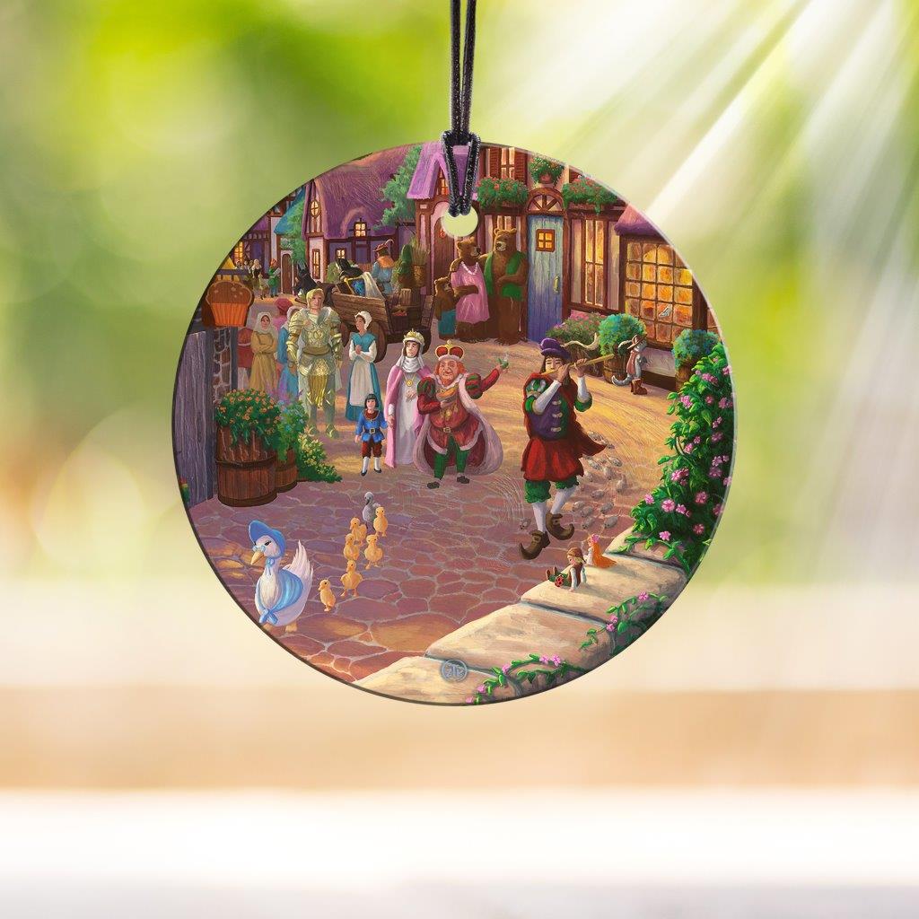 Zac Kinkade (Storybook Land - Piper) StarFire Prints™ Hanging Glass Print SPCIR1203