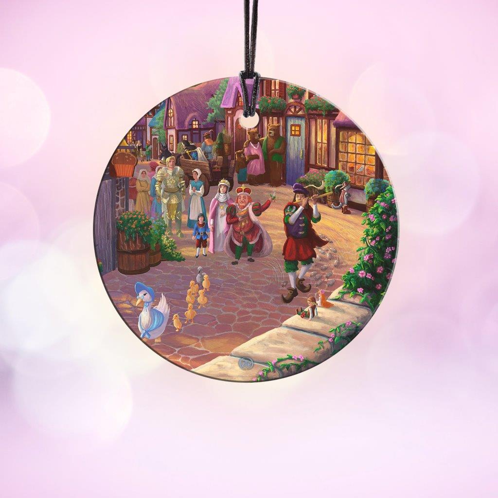 Zac Kinkade (Storybook Land - Piper) StarFire Prints™ Hanging Glass Print SPCIR1203