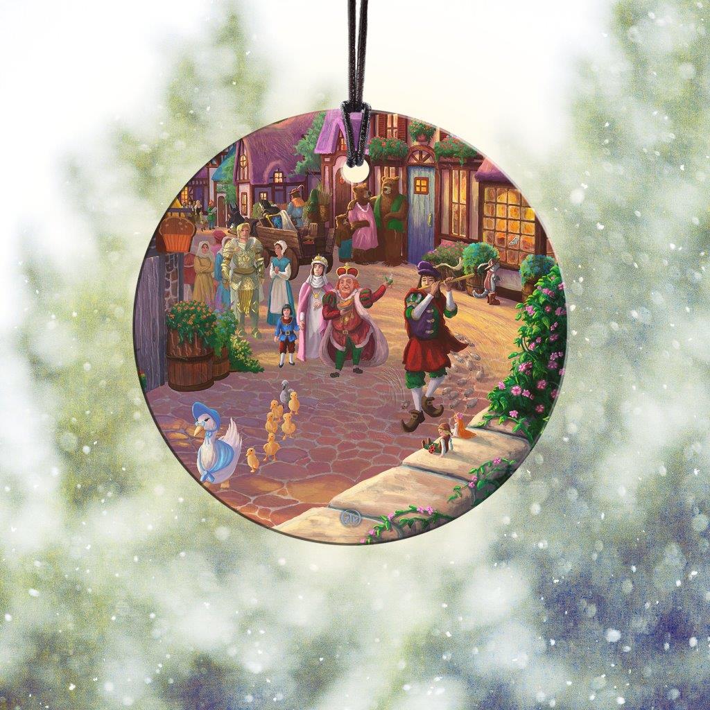 Zac Kinkade (Storybook Land - Piper) StarFire Prints™ Hanging Glass Print SPCIR1203