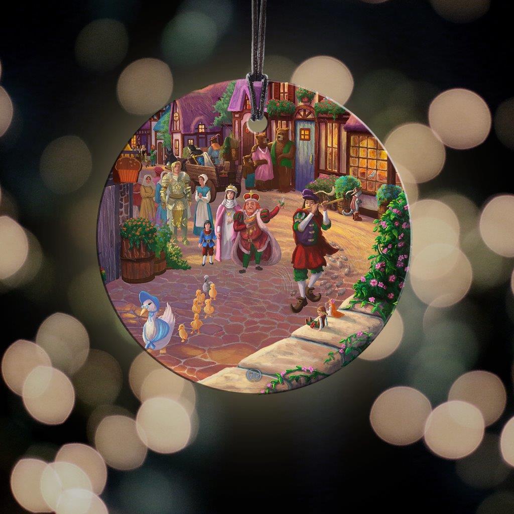 Zac Kinkade (Storybook Land - Piper) StarFire Prints™ Hanging Glass Print SPCIR1203