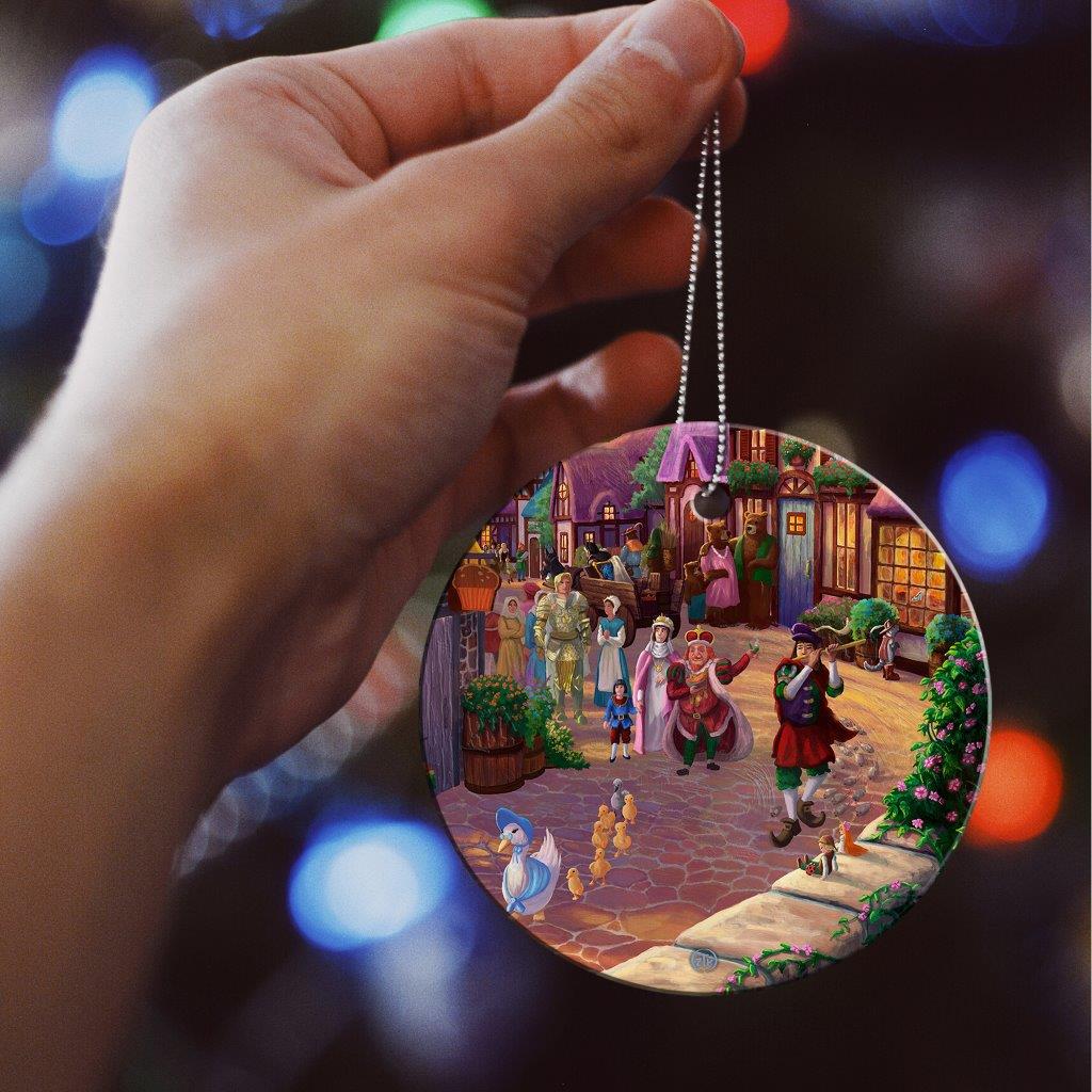 Zac Kinkade (Storybook Land - Piper) StarFire Prints™ Hanging Glass Print SPCIR1203