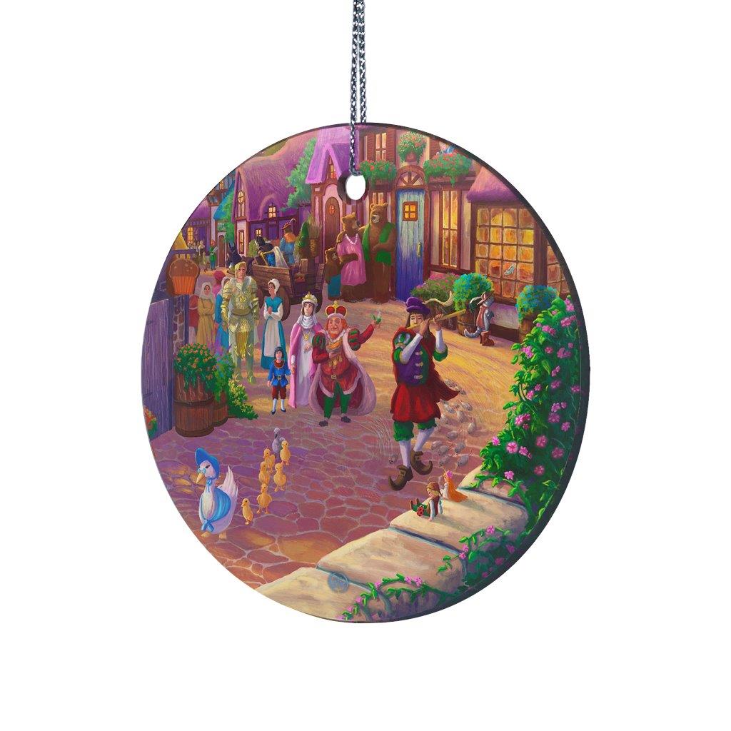Zac Kinkade (Storybook Land - Piper) StarFire Prints™ Hanging Glass Print SPCIR1203