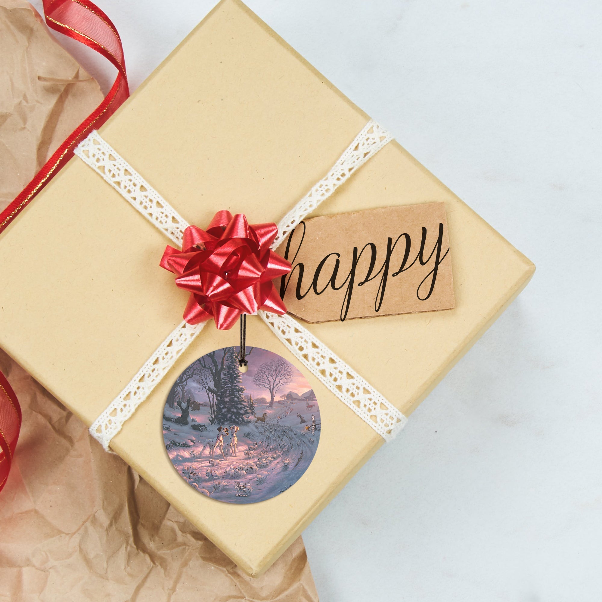 Disney (101 Dalmatians on the Run) StarFire Prints™ Hanging Glass Print SPCIR1223