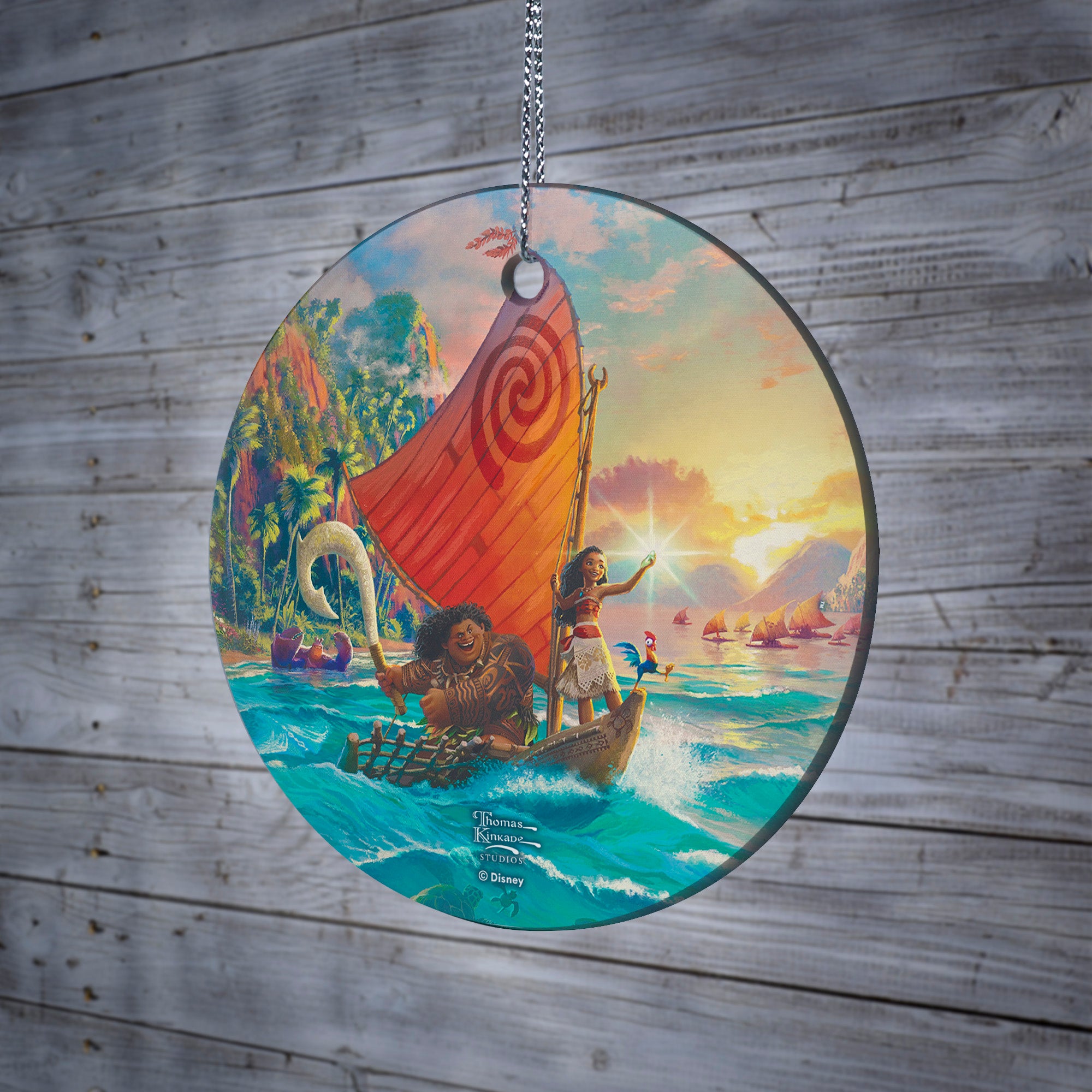 Disney (Moana) StarFire Prints™ Hanging Glass Print SPCIR1272