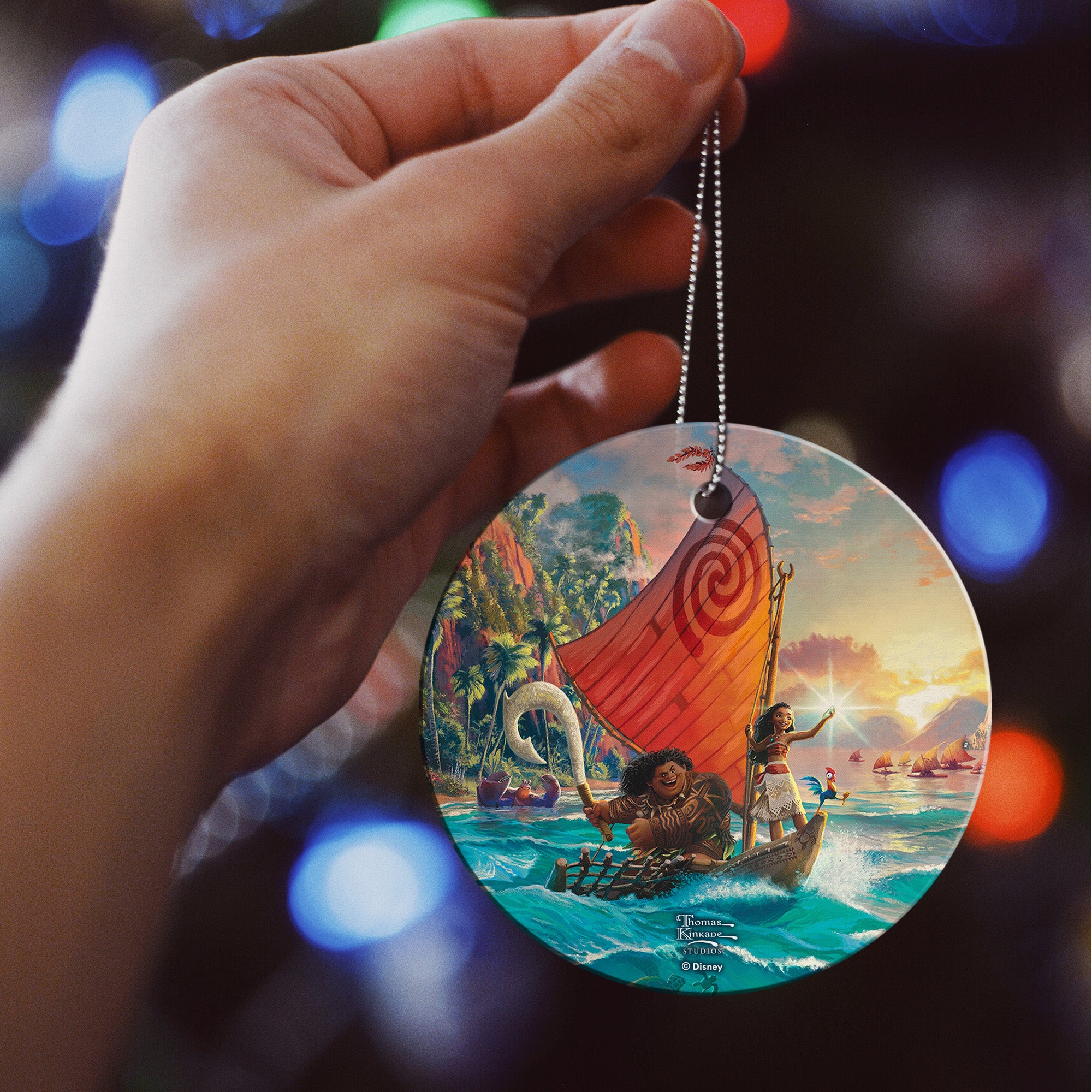 Disney (Moana) StarFire Prints™ Hanging Glass Print SPCIR1272