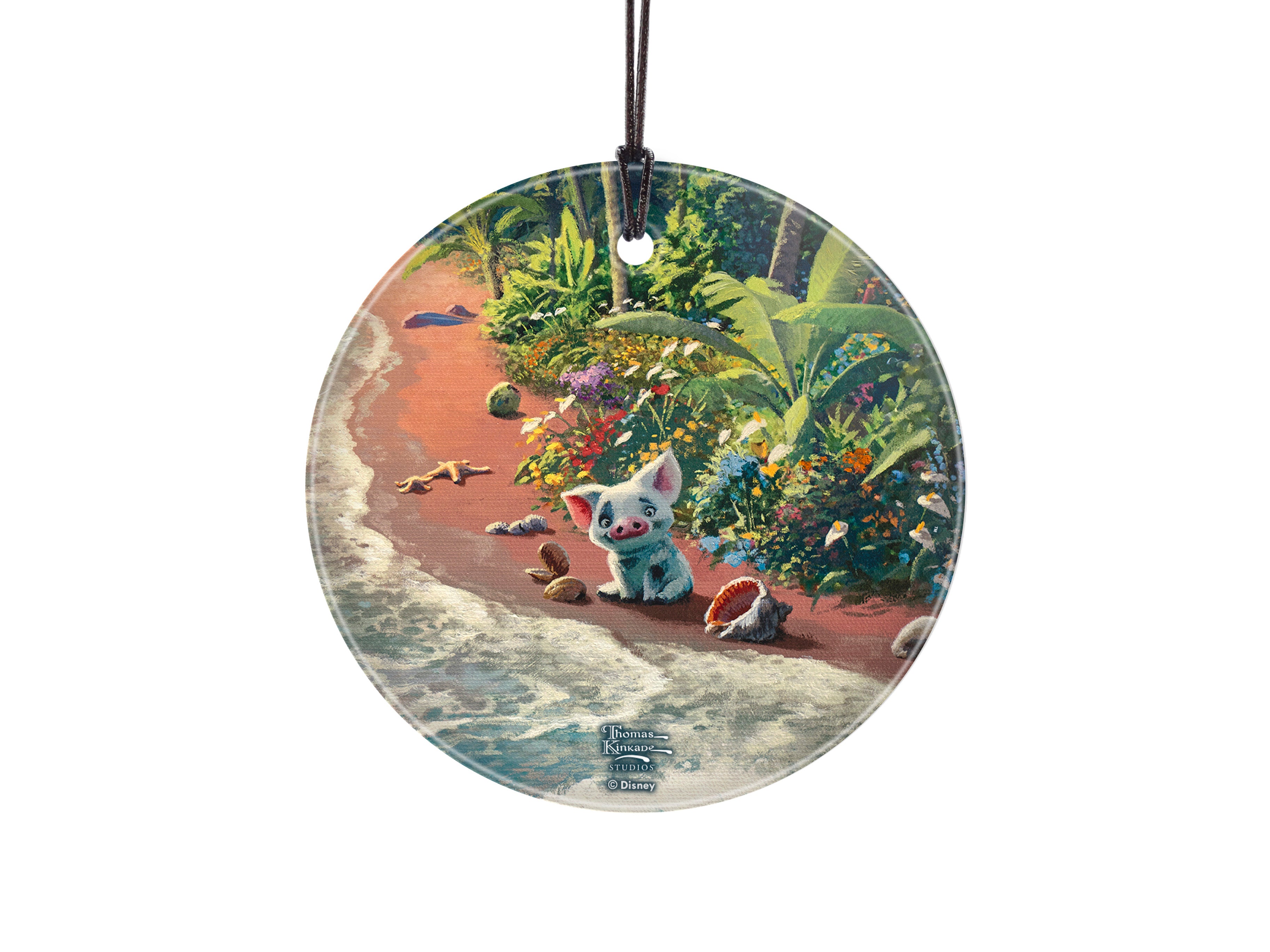 Disney (Moana Pua) StarFire Prints™ Hanging Glass Print SPCIR1273