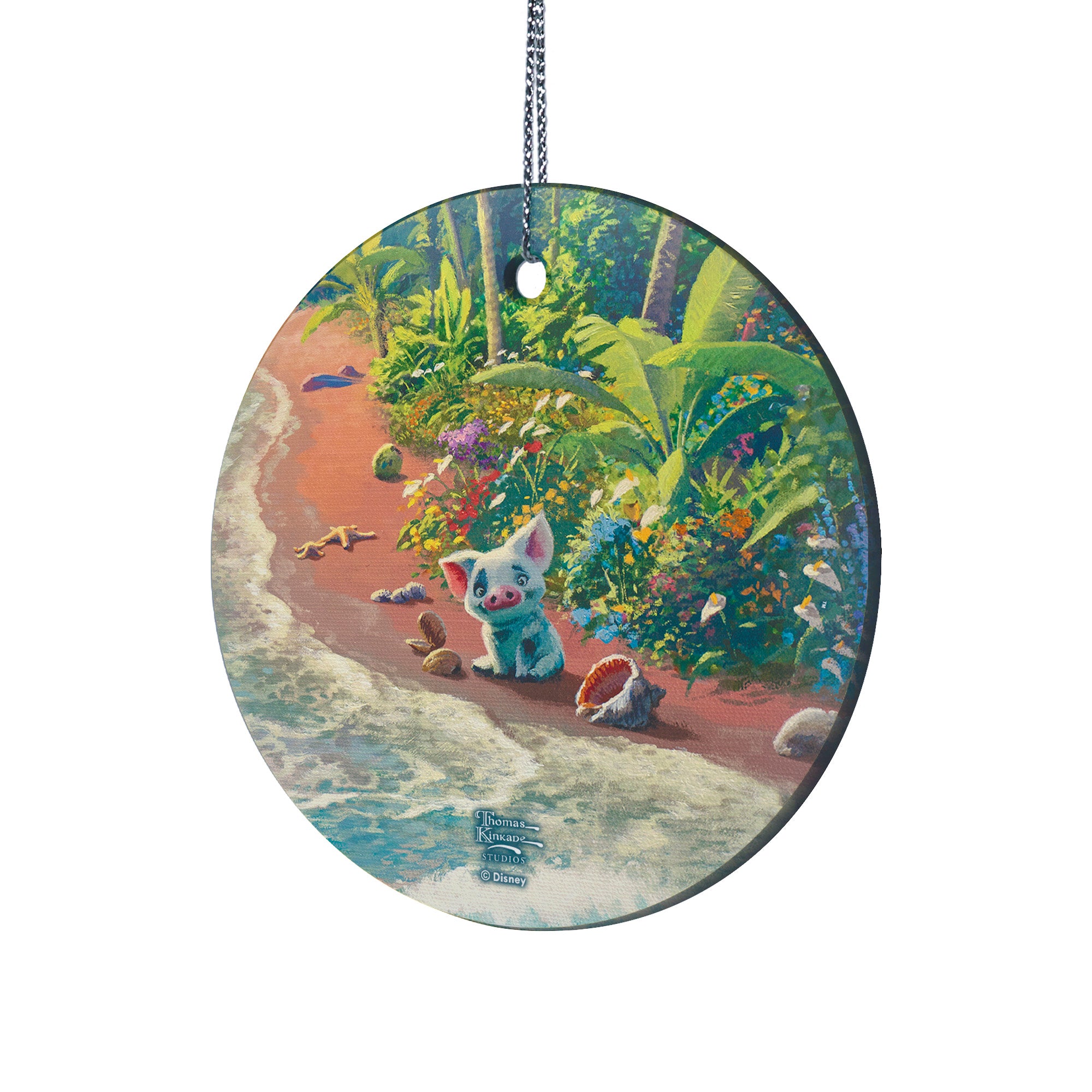 Disney (Moana Pua) StarFire Prints™ Hanging Glass Print SPCIR1273
