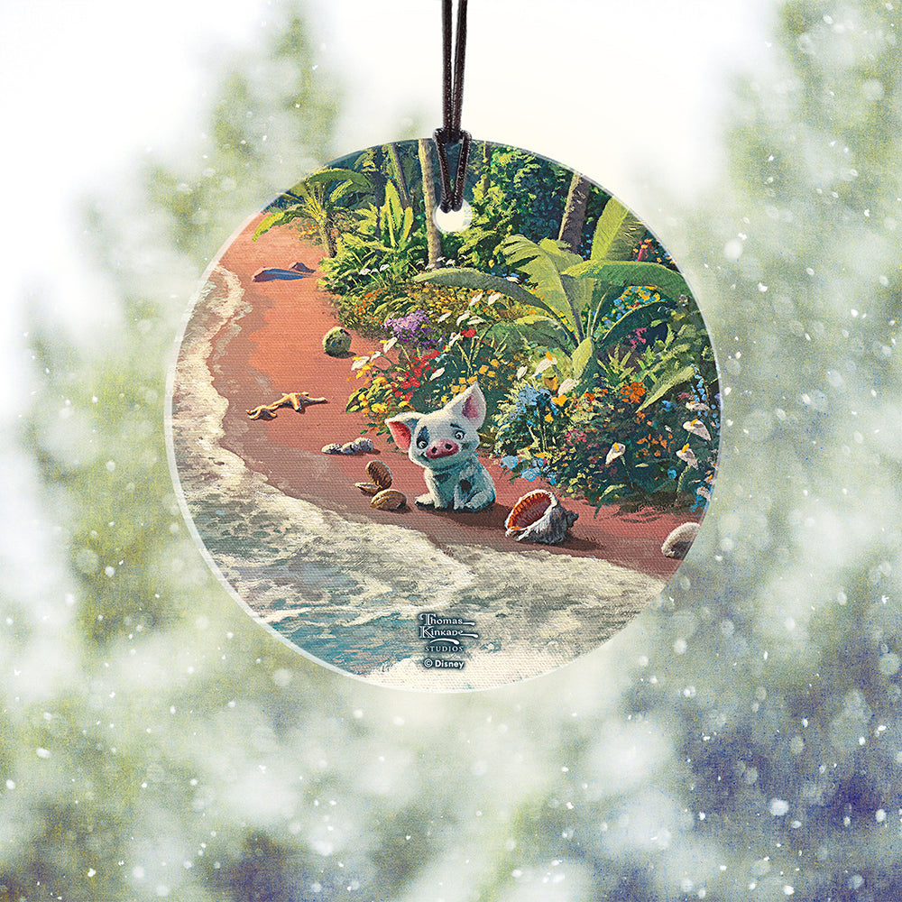 Disney (Moana Pua) StarFire Prints™ Hanging Glass Print SPCIR1273