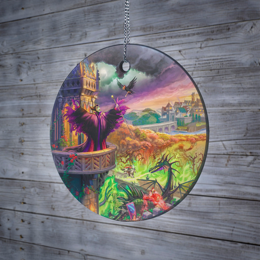 Disney (Maleficent) StarFire Prints™ Hanging Glass Print SPCIR1274