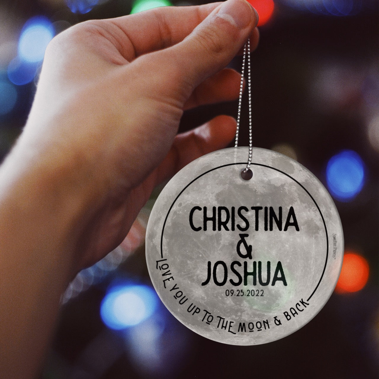 Trend Setters Originals (To The Moon - Personalized) StarFire Prints™ Hanging Glass Print SPCIR1286