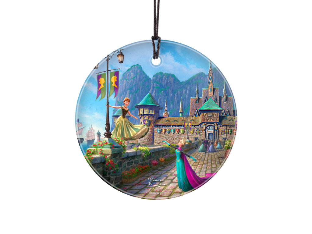 Disney (Frozen Celebration in Arendelle) StarFire Prints™ Hanging Glass Print SPCIR1328