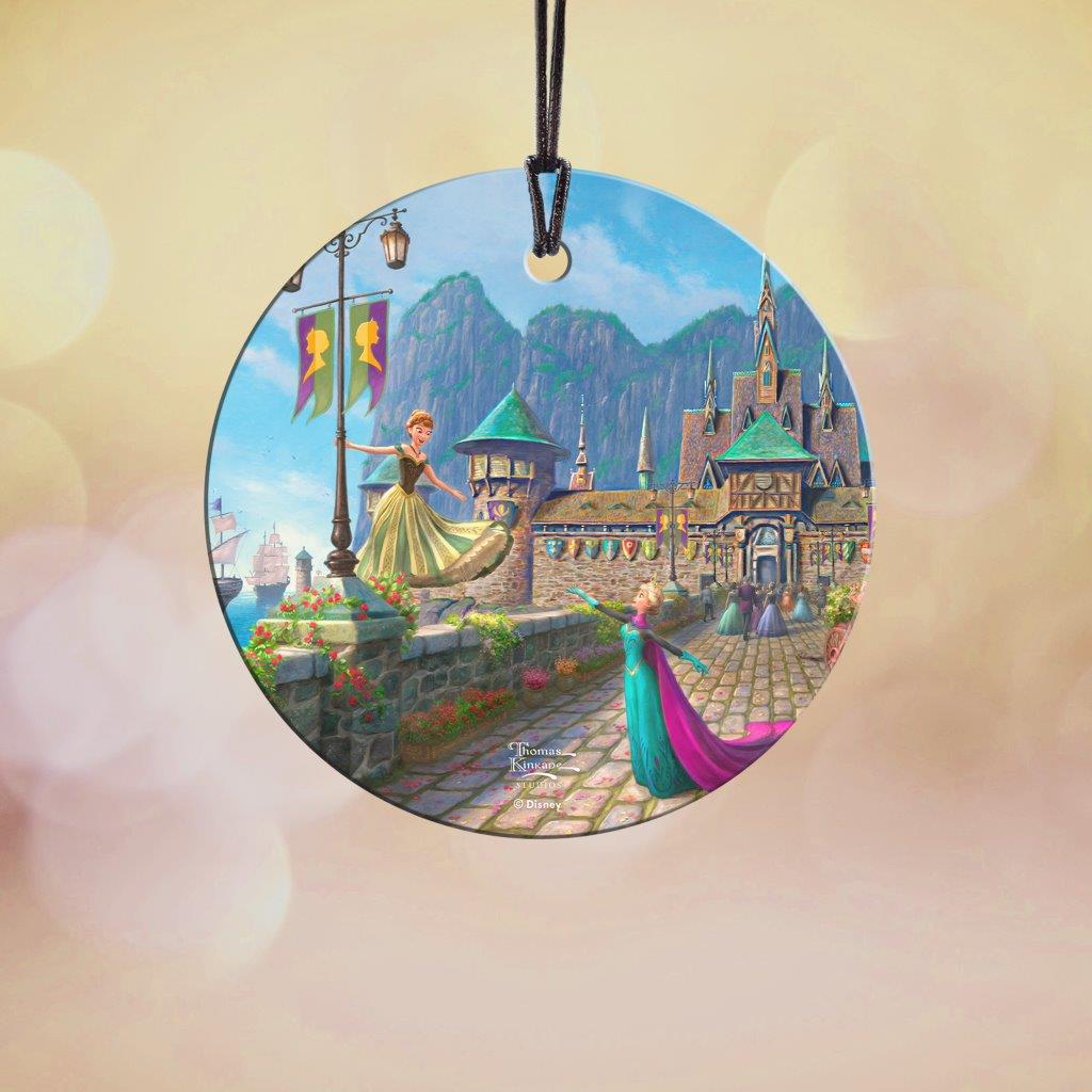 Disney (Frozen Celebration in Arendelle) StarFire Prints™ Hanging Glass Print SPCIR1328