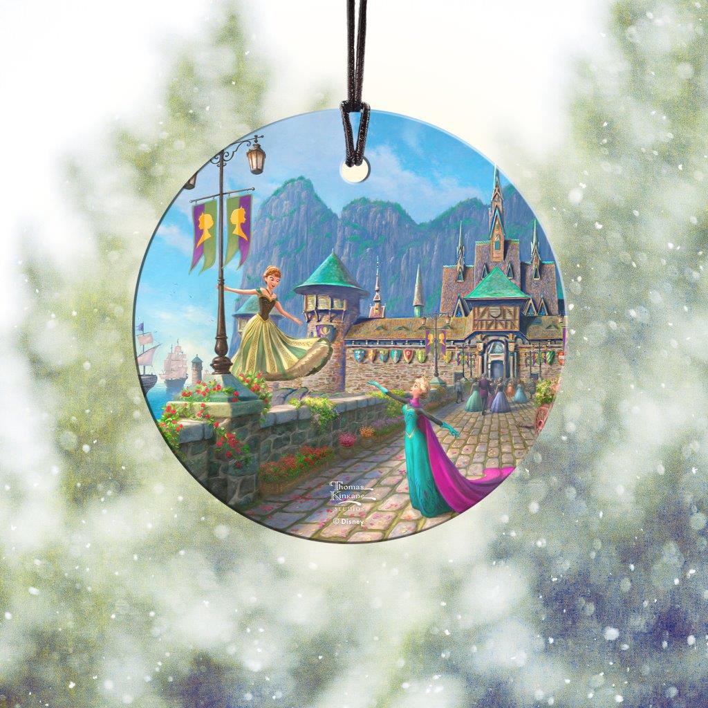 Disney (Frozen Celebration in Arendelle) StarFire Prints™ Hanging Glass Print SPCIR1328