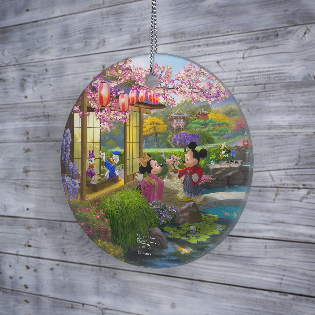 Disney (Mickey and Minnie in Japan) StarFire Prints™ Hanging Glass Print SPCIR1340