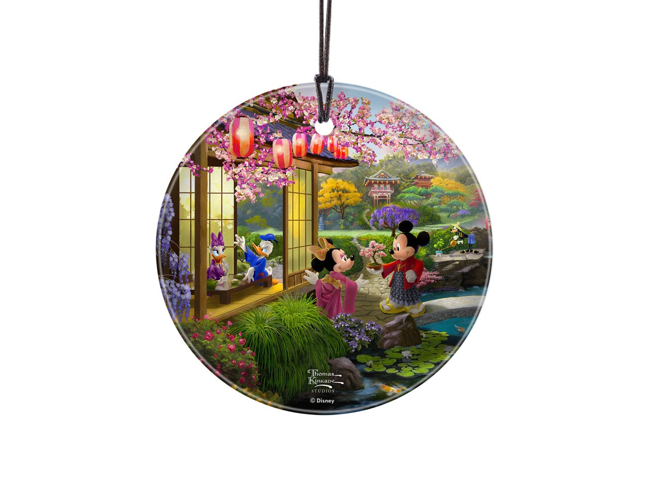 Disney (Mickey and Minnie in Japan) StarFire Prints™ Hanging Glass Print SPCIR1340