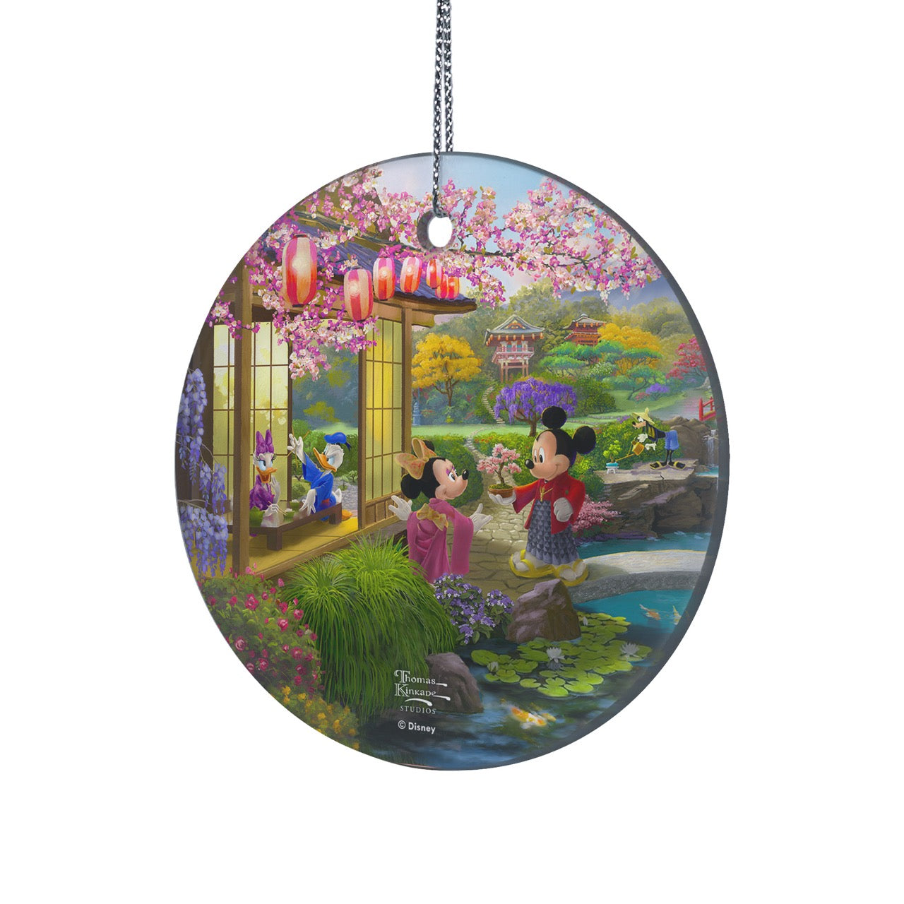 Disney (Mickey and Minnie in Japan) StarFire Prints™ Hanging Glass Print SPCIR1340