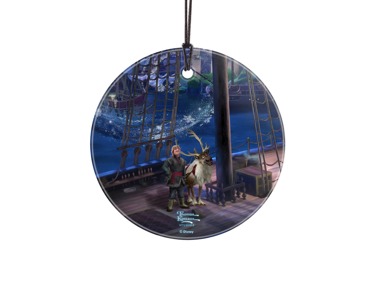 Disney (Frozen – Kristoff & Sven) StarFire Prints™ Hanging Glass Print SPCIR1348