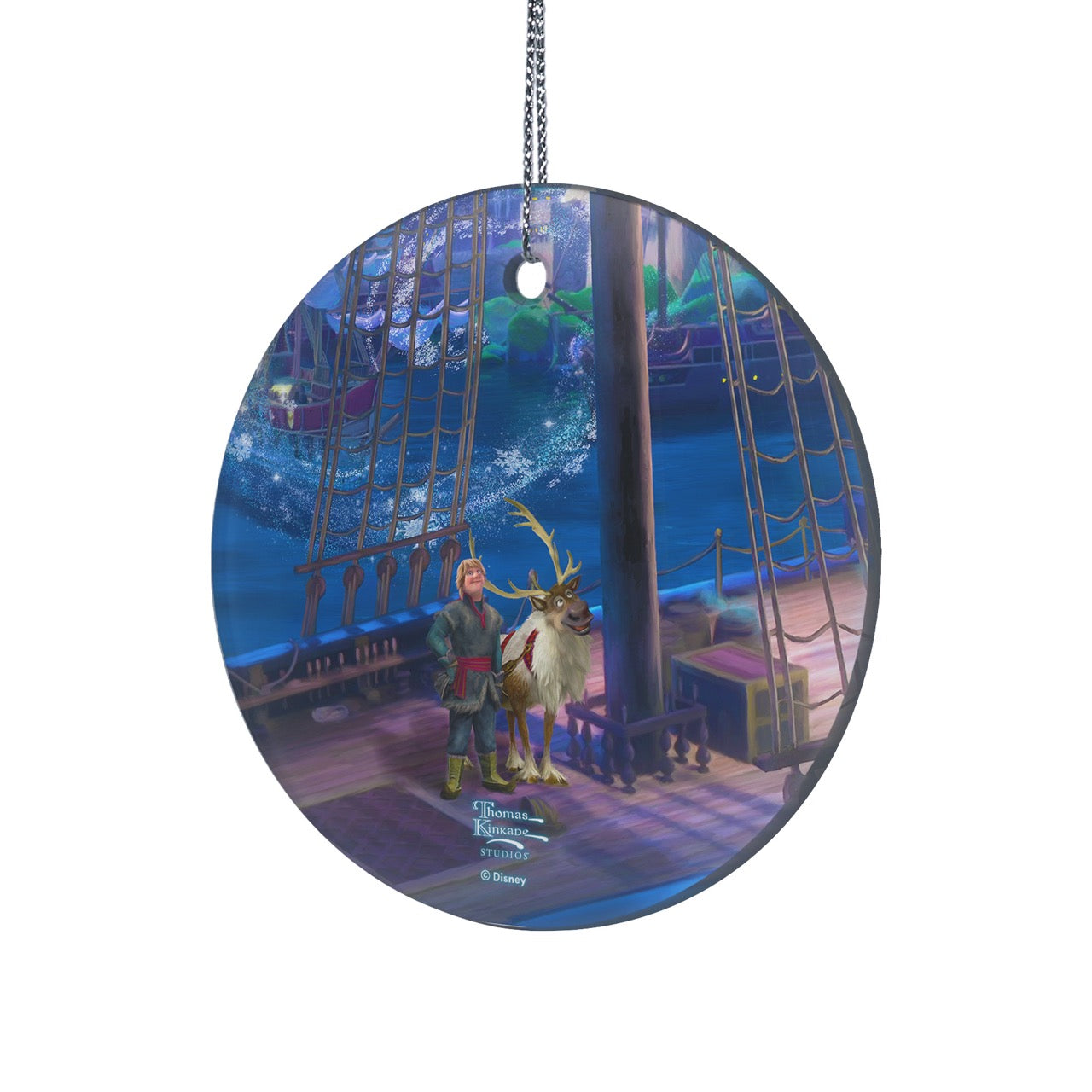 Disney (Frozen – Kristoff & Sven) StarFire Prints™ Hanging Glass Print SPCIR1348