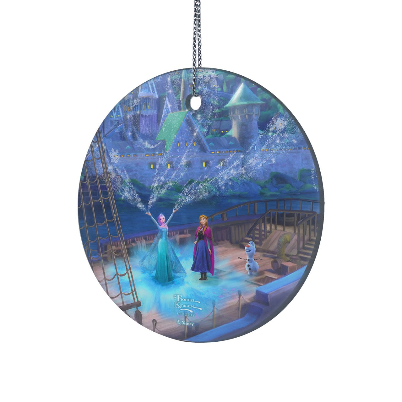 Disney (Frozen – Sisters Forever) StarFire Prints™ Hanging Glass Print SPCIR1349