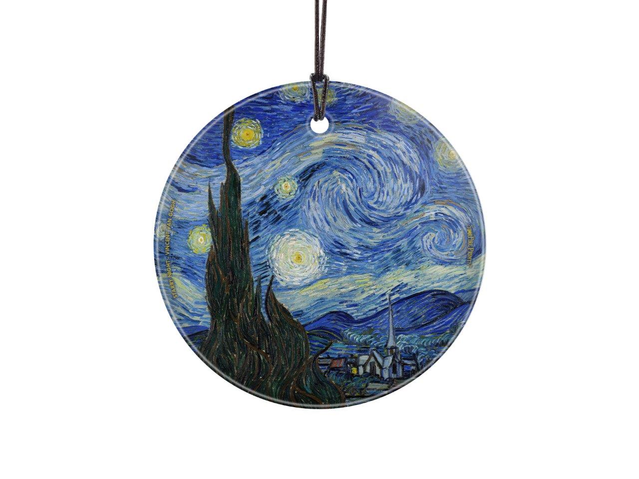 Trend Setters Original (Vincent Van Gogh – Starry Night) StarFire Prints™ Hanging Glass Print SPCIR1357