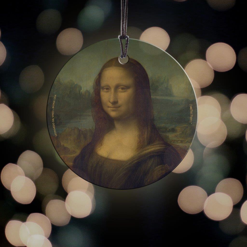 Trend Setters Original (Leonard da Vinci – Mona Lisa) StarFire Prints™ Hanging Glass Print SPCIR1358