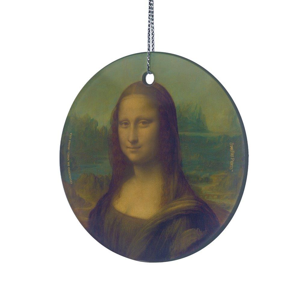Trend Setters Original (Leonard da Vinci – Mona Lisa) StarFire Prints™ Hanging Glass Print SPCIR1358