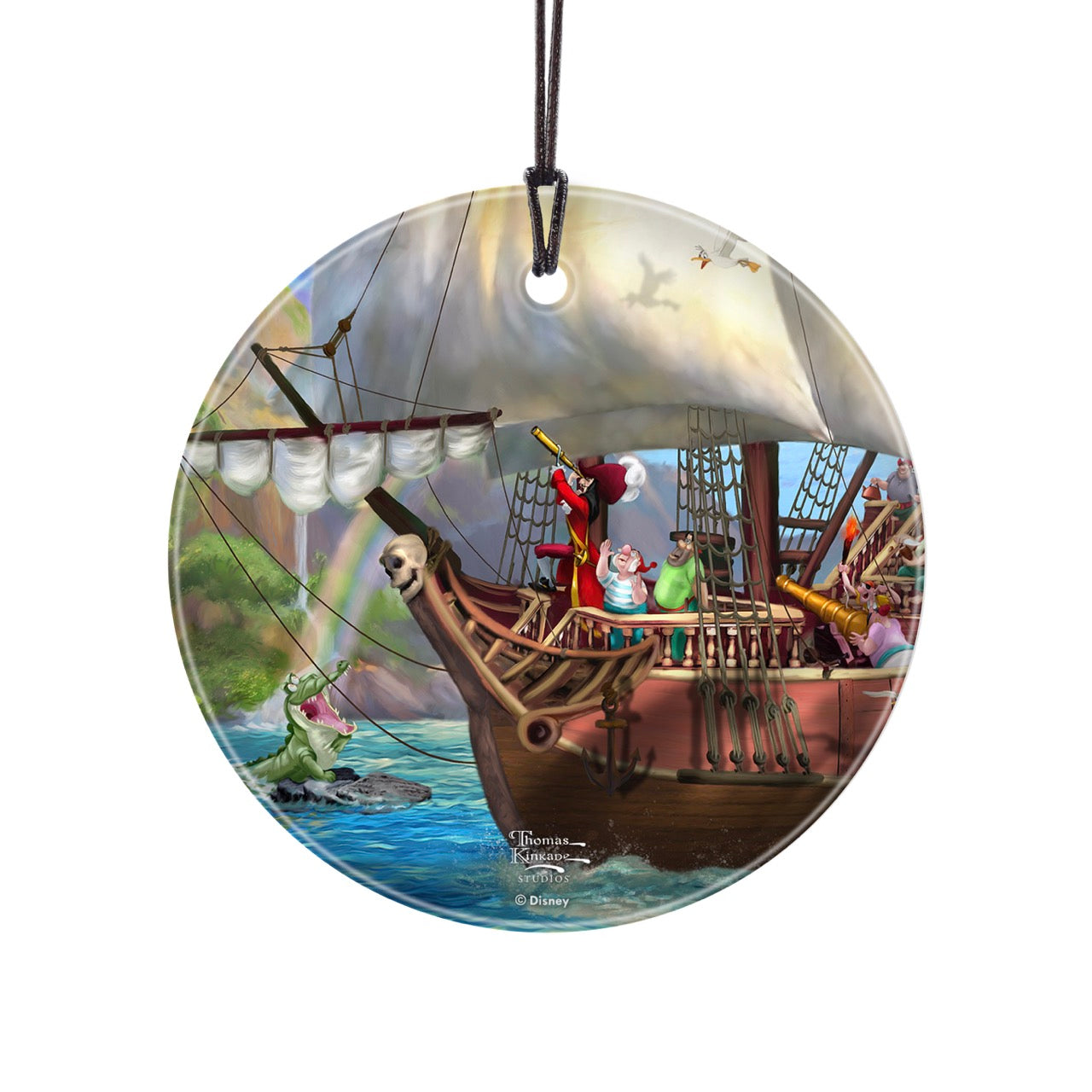 Disney (Captain Hook's Never Land Voyage) StarFire Prints™ Hanging Glass Print SPCIR1360