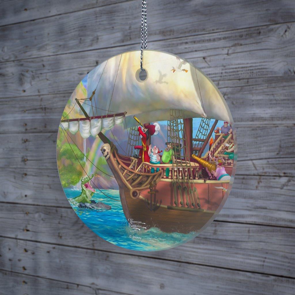 Disney (Captain Hook's Never Land Voyage) StarFire Prints™ Hanging Glass Print SPCIR1360