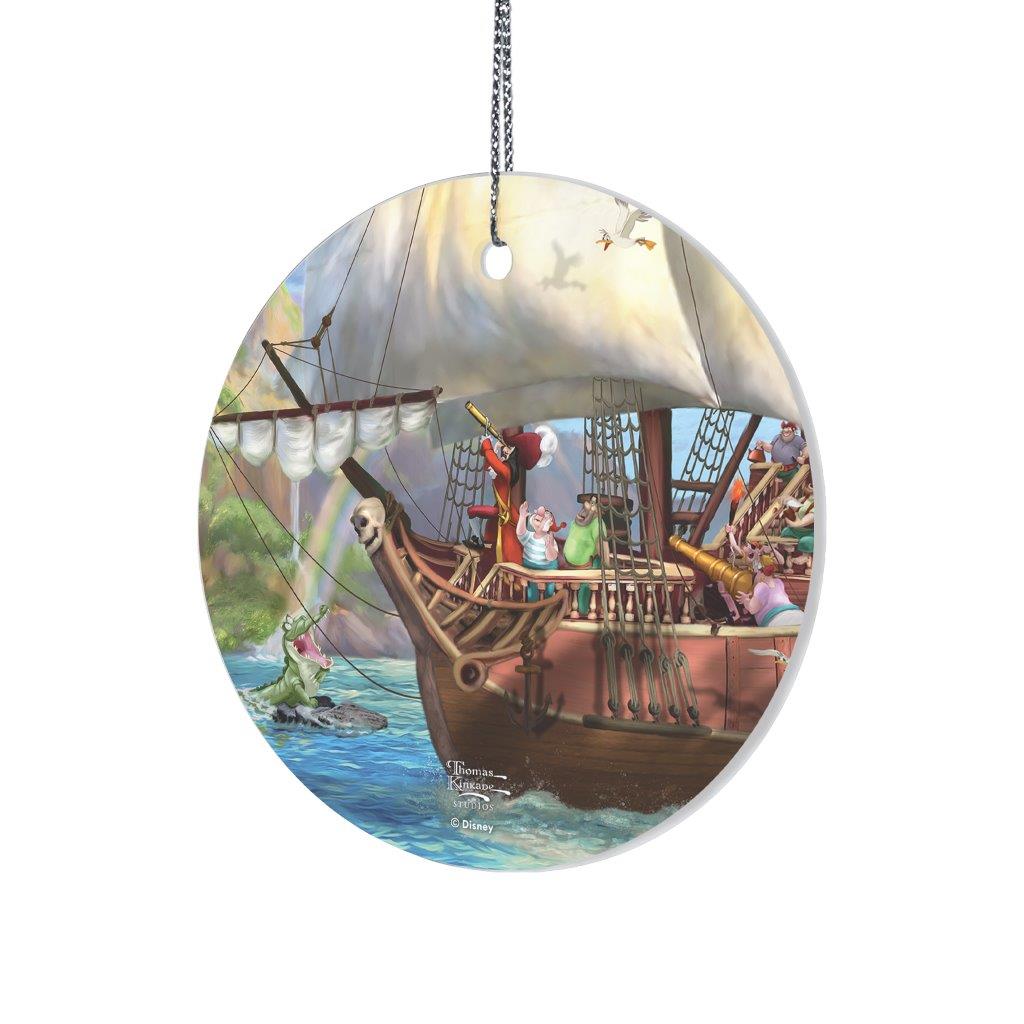 Disney (Captain Hook's Never Land Voyage) StarFire Prints™ Hanging Glass Print SPCIR1360