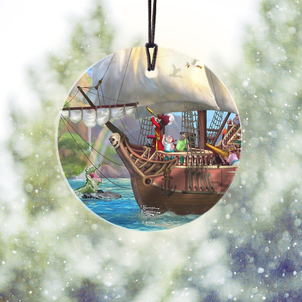 Disney (Captain Hook's Never Land Voyage) StarFire Prints™ Hanging Glass Print SPCIR1360