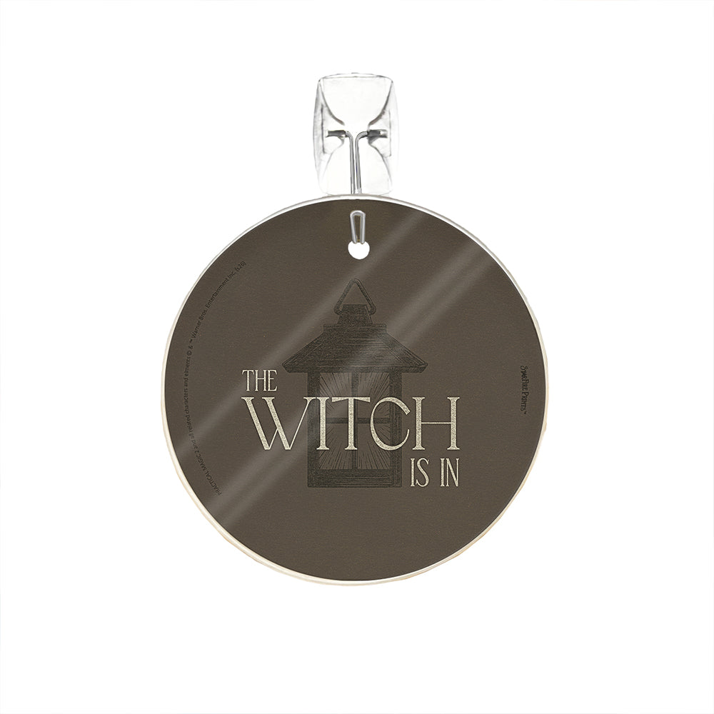 Practical Magic 2 (The Witch Is In) 3.5" Round StarFire Prints™ Glass Art SPCIR1372