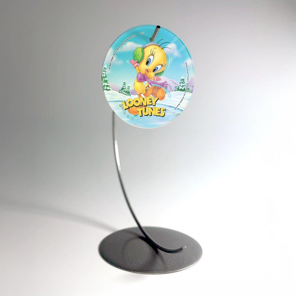 Looney Tunes (Tweety Bird Ice Skating) StarFire Prints™ Glass Art SPCIR143